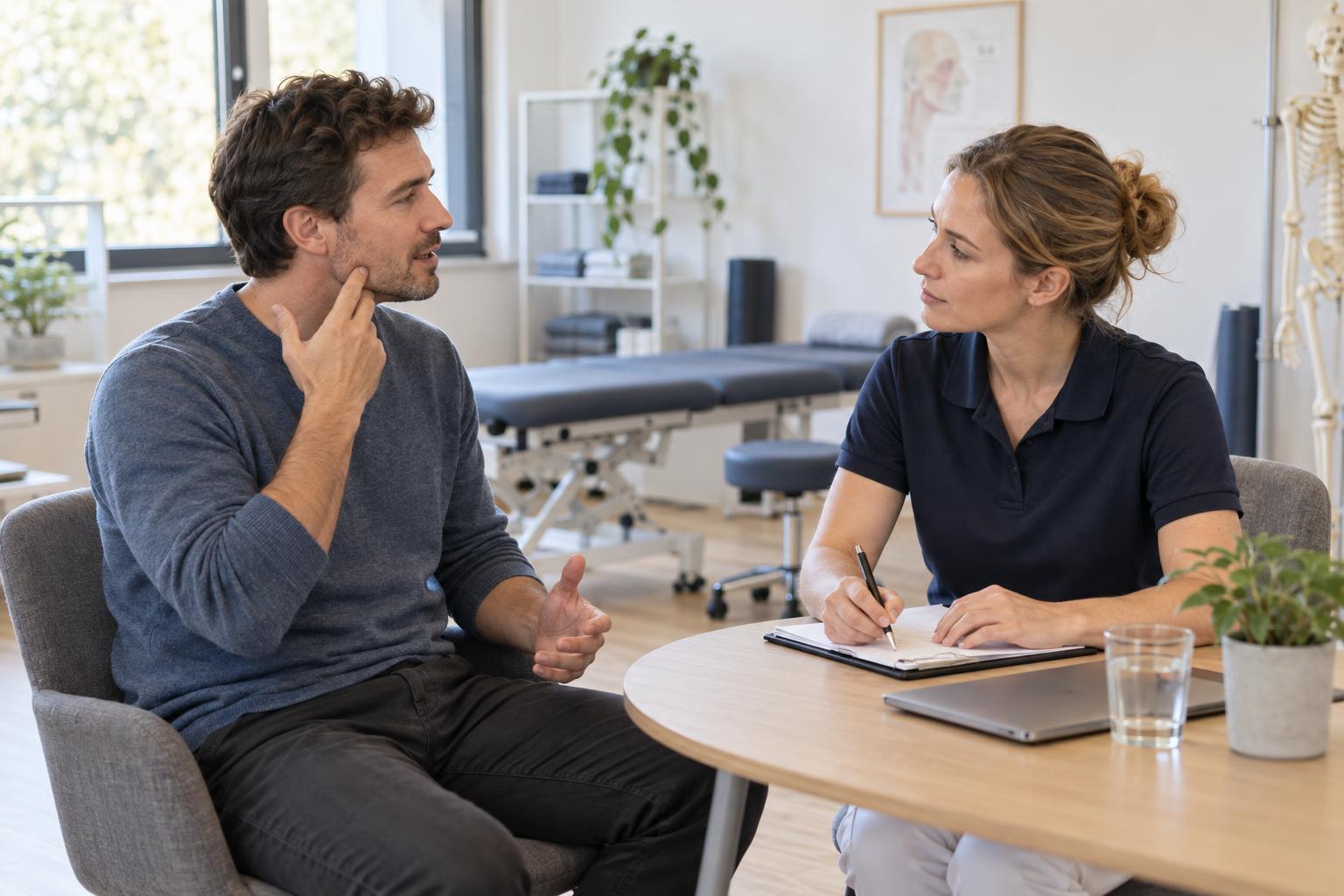 Physiotherapie bei Bruxismus Physiotherapie Bruxismus